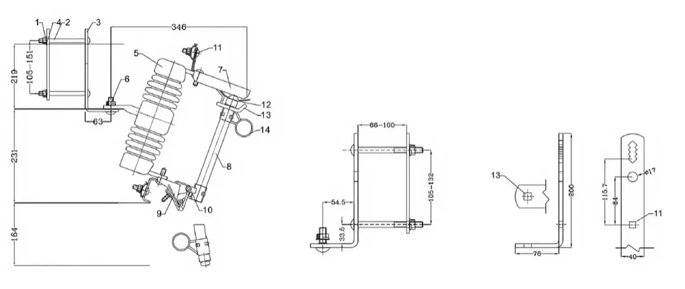 12kV Dropout Fuse Cutout 12kV Dropout Fuse Cutout