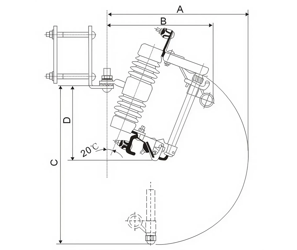 35-38kV Outdoor Expulsion Dropout Fuse Cutout 35-38kV Outdoor Expulsion Dropout Fuse Cutout